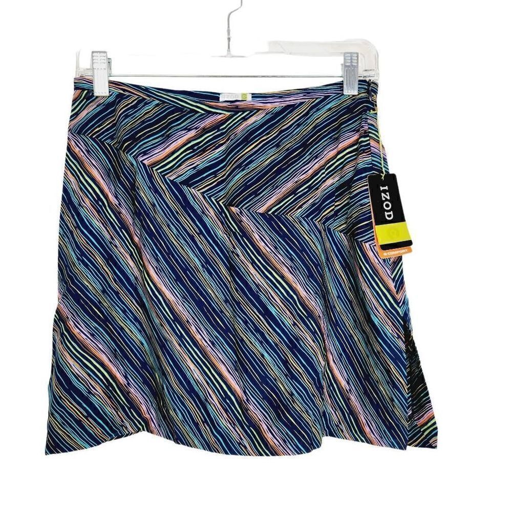 Izod Golf Skort blue multi color size 2 NWT